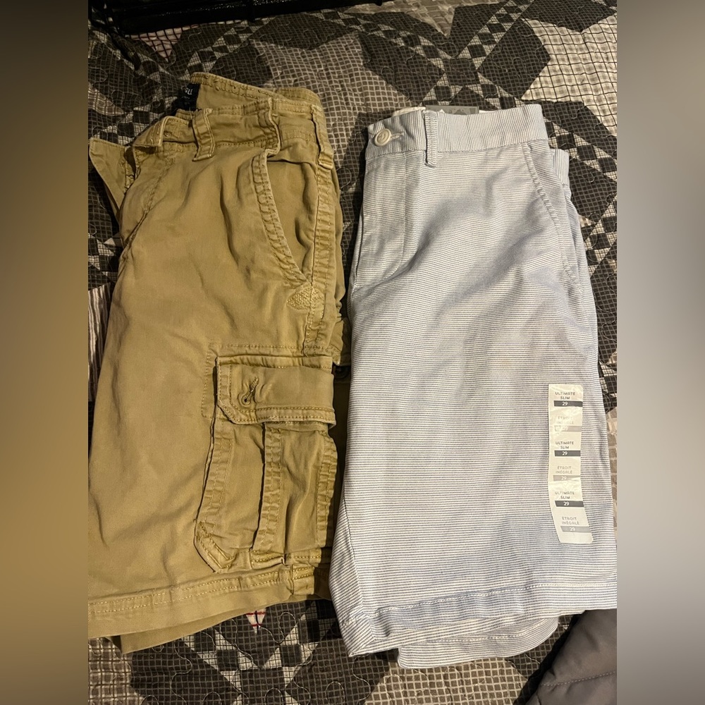 Two pairs of men’s shorts